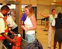 Physical security checks on passengers